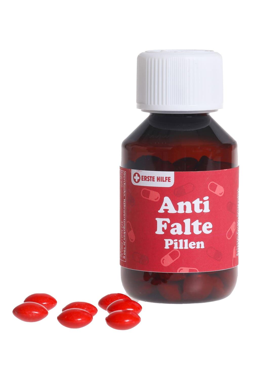 Die Anti Falte Schokopillen sind der Renner. Die Erste Hilfe Pillen aus Schokolade sind ein witziges Geschenk. Humor Apotheke (kein Medizinprodukt!