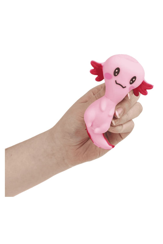 Dieses witzige rosa Anti Stress Axolotl sorgt fuer Spass und Stressabbau. Ideal als Geschenk fuer alle Axolotl Fans! Preis fuer 2 Stk. (1x weiss & 1x rosa). Jetzt bei Geschenk Insel!