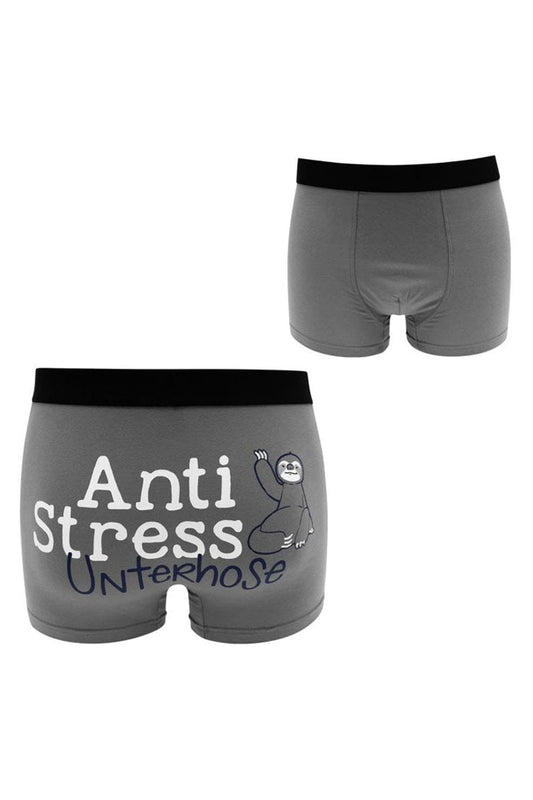 Die Anti Stress Unterhose ist figuerlich in eine kleine Box gepresst. Die magischen Boxershorts 15 min. ins Wasser legen bis sich die Shorts vollstaendig entfaltet hat!