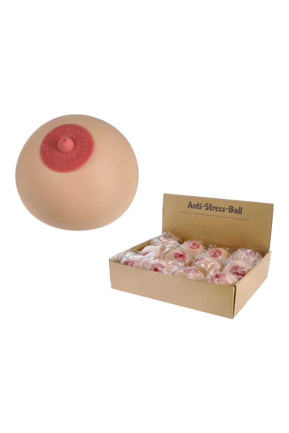 Dieser witzige Anti Stress Busen sorgt fuer den Stressabbau mit viel Humor, Freude & Spass. Der Anti Stress Busen ist ein lustiges Geschenk fuer Maenner.