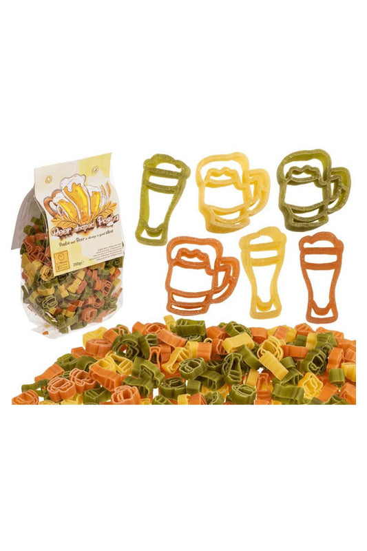Lustige Pasta in Bierform. Diese Bier Teigwaren sind ein grossartiges Geschenk fuer alle Bierliebhaber! Kein Alkohol enthalten! Jetzt bei Geschenk Insel!