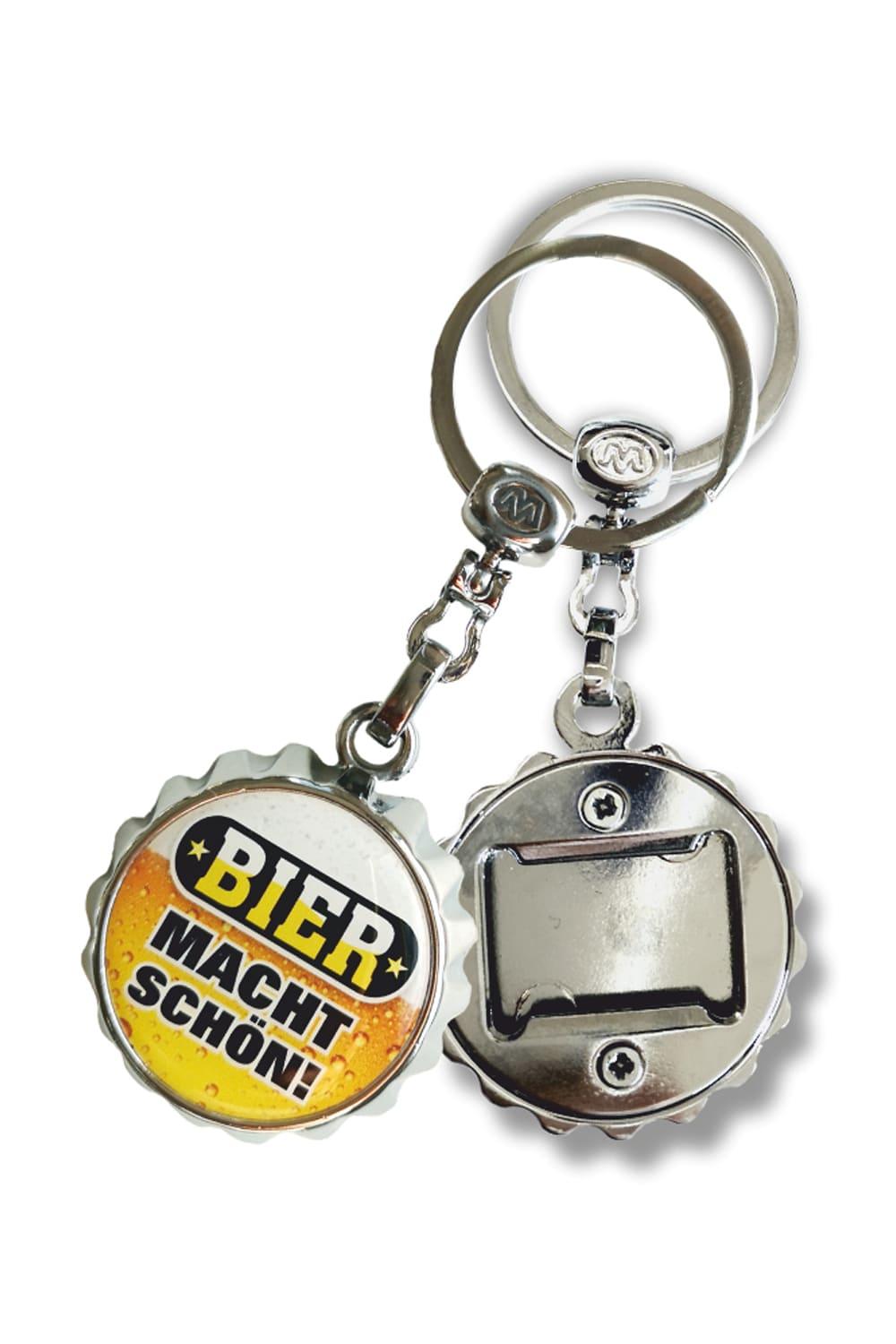 Bier Schluesselanhaenger und zugleich Bieroefnner und Flaschenoeffner