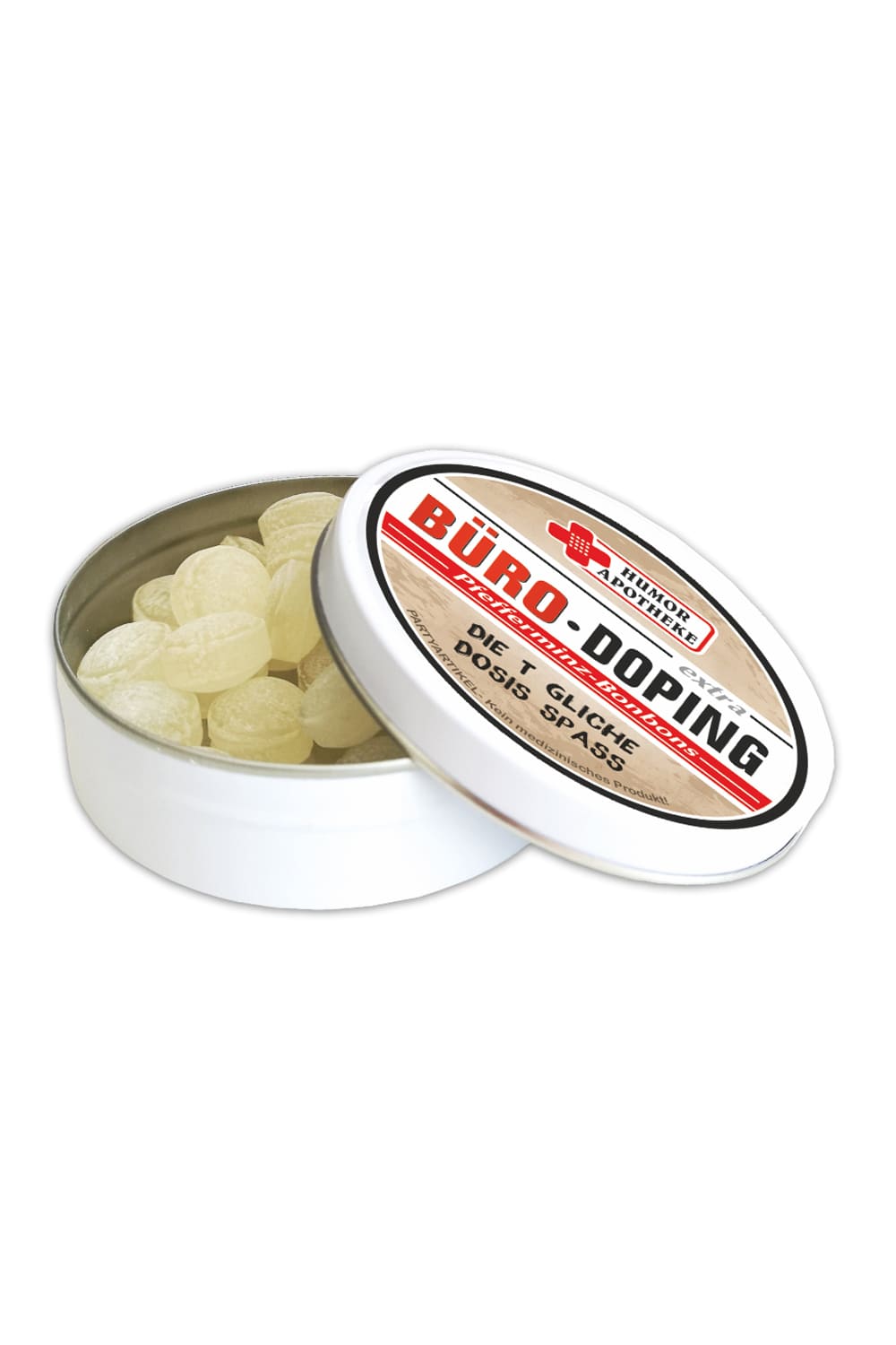 Japanische Minz-Bonbons in der Spruchdose: Buero Doping!