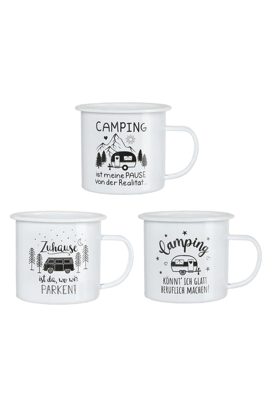 Camping ist meine Pause von der Realitaet. Camping koennt' ich glatt beruflich machen! Zuhause ist da, wo wir parken!