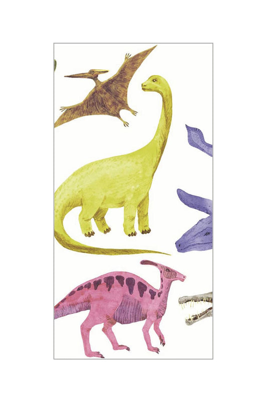 Die beste Begleitung fuer Unterwegs, bei laufender Nase. Diese Dino Motivtaschentuecher eignen sich auch als tolle Dekoration. Motiv auf den Taschentuecher: Diverse Dinosaurier.