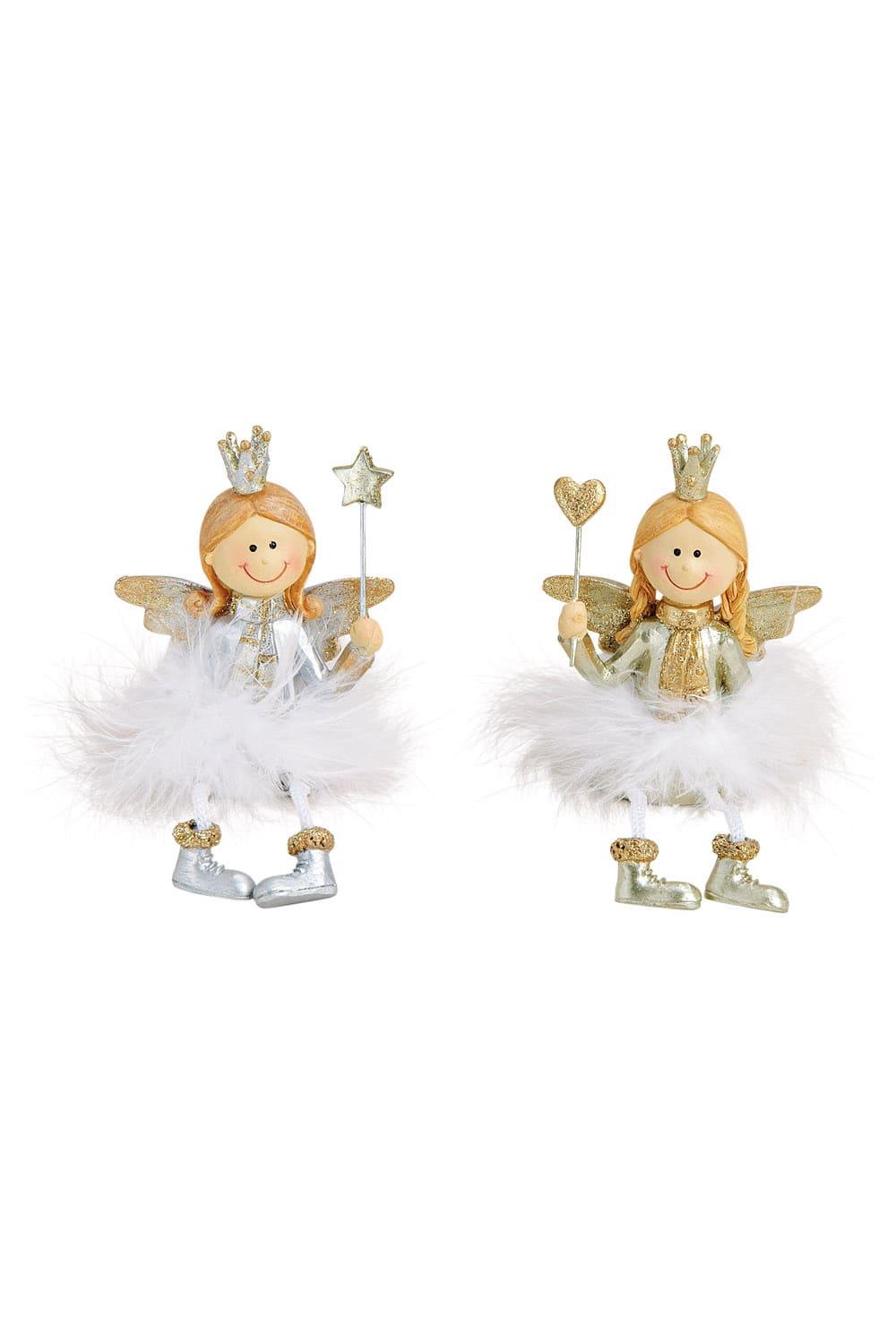 Diese herzigen Kantenhocker Engel sorgen fuer viel Schutz und Freude. Als laessige Idee koennte man ein Engel auf ein Paeckli setzen. Die Engel Kantenhocker gibt es im 2er-Set. Perfekt fuer die Adventszeit, fuer ein kleines Geschenk im Adventskalender, zu Weihnachten oder als Engeldeko, sitzend auf einem Paeckli!