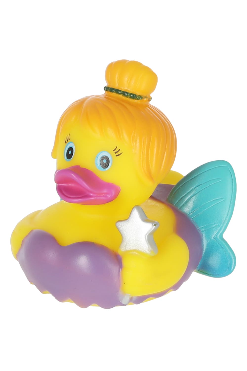 Diese Badeente traegt ihr Entenkleid im Fee Style. Die suesse Badeente hat eine Standartgroesse von 8 cm. Die Fee Badeente ist ein perfektes Geschenk fuer jeden Anlass!