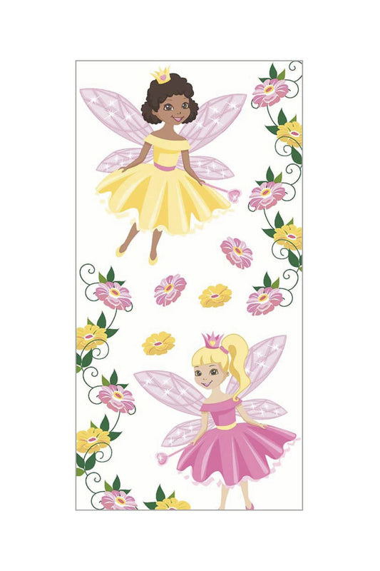 Die beste Begleitung fuer Unterwegs, bei laufender Nase. Diese Motivtaschentuecher eignen sich auch als tolle Dekoration. Motiv auf den Taschentuecher: Feen und Blumen.