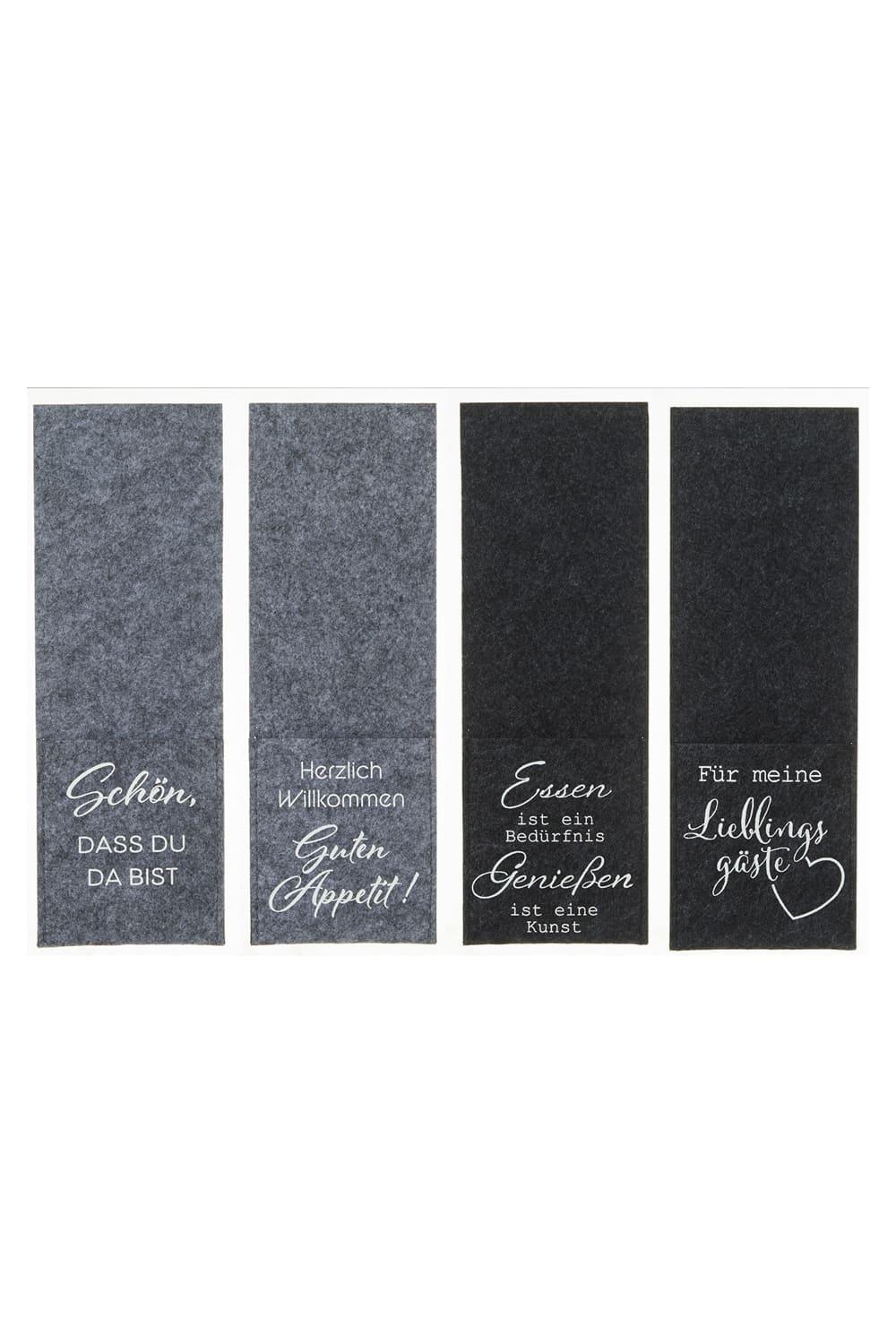 Besteck Spruchtaschen