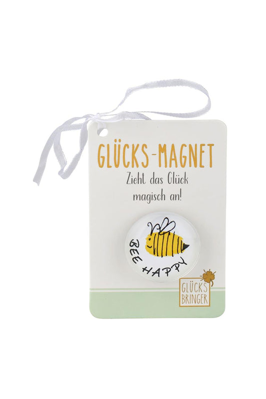 Gluecksmagnet Biene. Bienchen Gluecks-Magnet. Bee Happy.