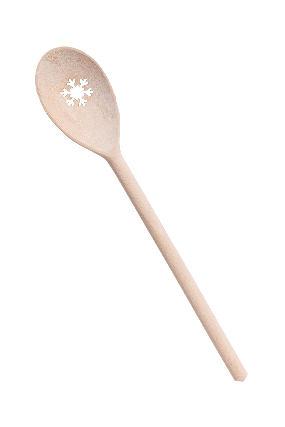 Mit dieser kreativen Holzkelle macht das Kochen doppelt so viel Spass. Die Schneeflocke ist ausgestanzt. Ein perfektes Holzgeschenk fuer die Weihnachtszeit und ideal als Geschenk zu Weihnachten. Lassen Sie den Kochloeffel schwingen und verzaubern Sie andere mit Ihren weihnachtlichen Koestlichkeiten.