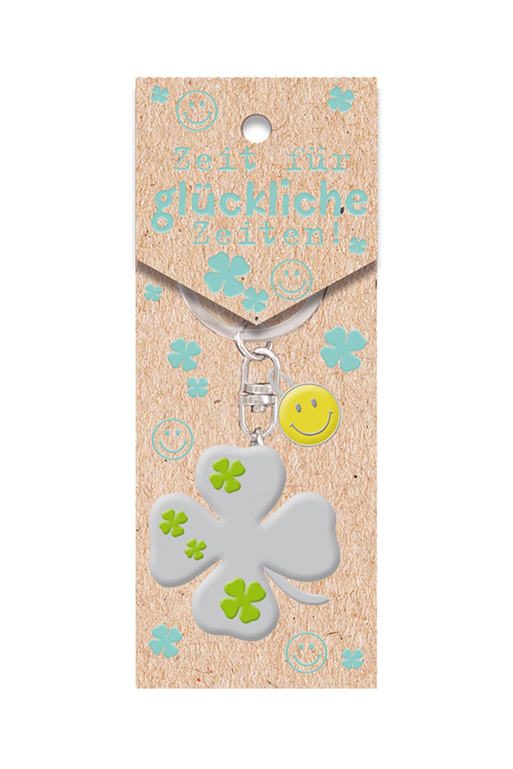 Klee Schluesselanhaenger als ideales Geschenk fuer jeden Anlass. Herziger Anhaenger mit dem Spruch: Gluecksbringer fuer Dich. Jetzt bei geschenkinsel.ch bestellen.