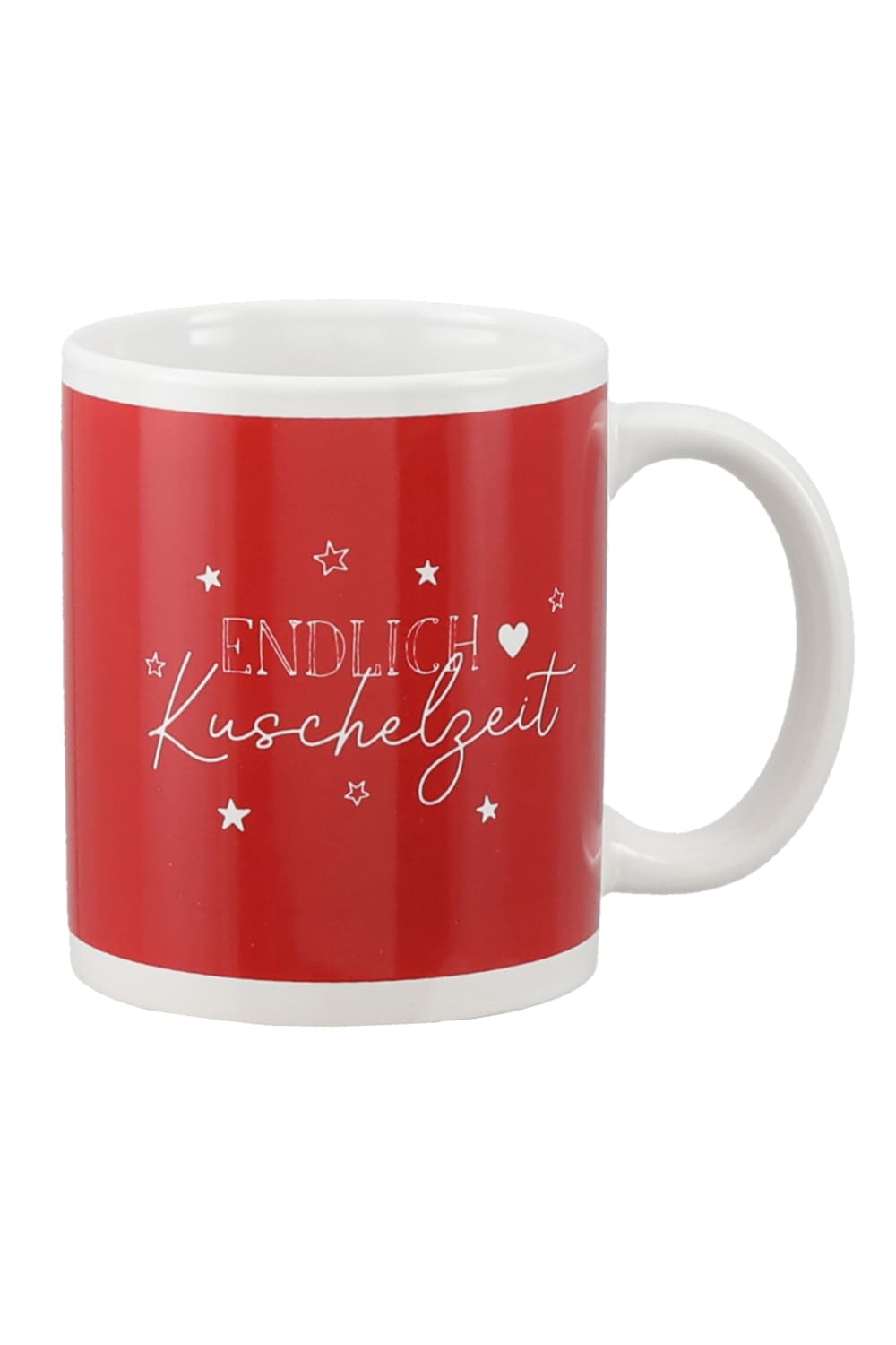 Die Winter Spruch Tasse ist einfach perfekt fuer die Winterzeit & Weihnachtszeit. Die Tasse mit dem Spruch: Endlich Kuschelzeit.