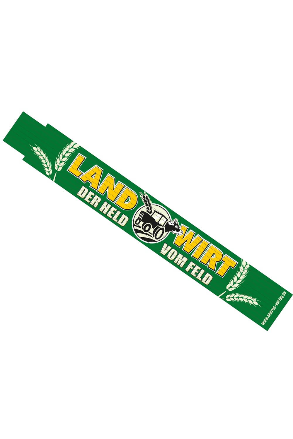 Landwirt Meter mit dem Spruch: Landwirt der Held vom Feld! Der lustige und einzigartige Meterstab ist das perfekte Geschenk fuer Bauer & Baeuerin.