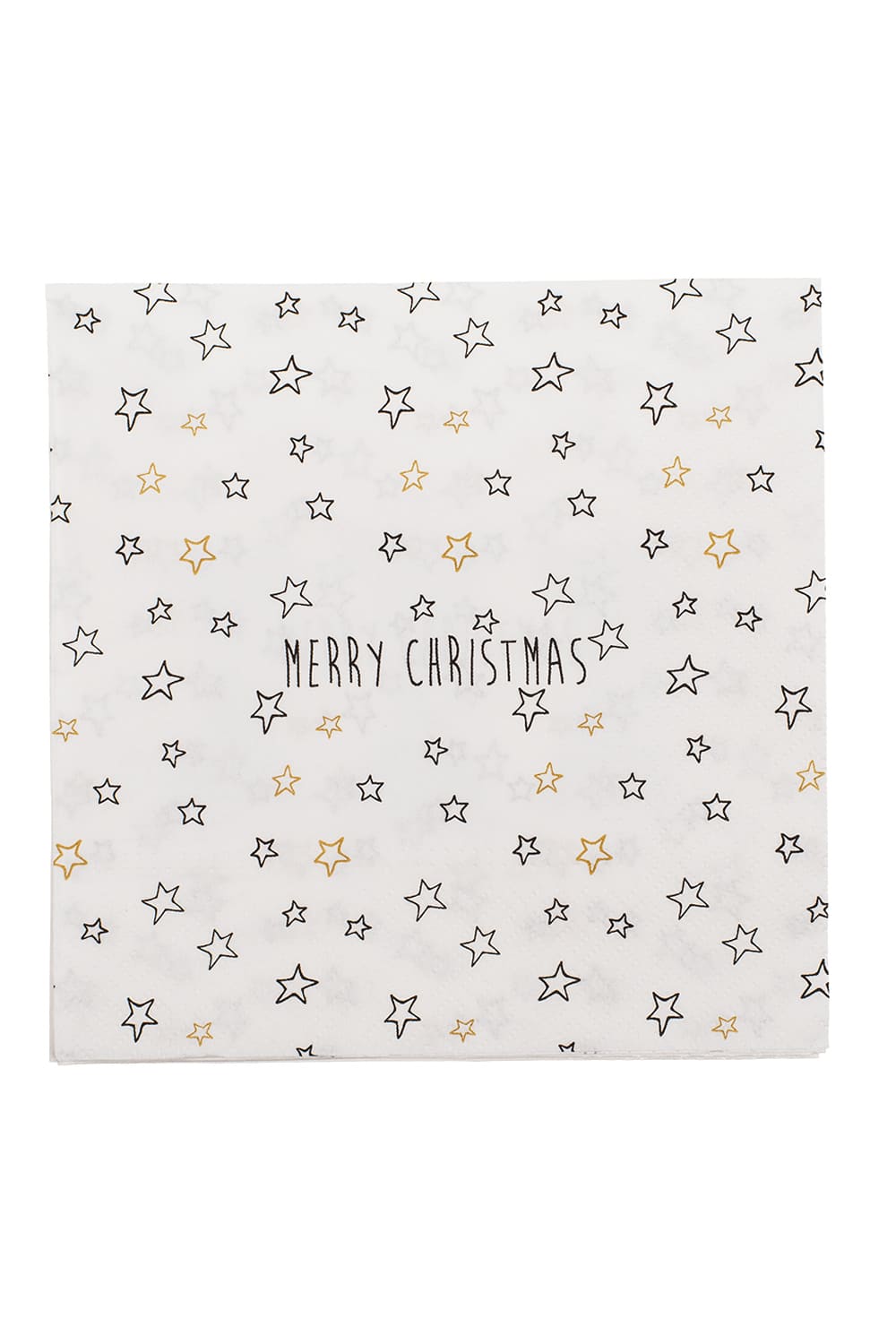 Diese schoenen Merry Christmas Servietten machen das Weihnachtsfest zu einem unvergesslichen Moment. Diese Weihnachtsservietten mit Sternen, sind biologisch abbaubar und umweltfreundlich. 1 Packung enthaelt 20 Servietten. 33 x 33 cm. Auch perfekt fuer eine weihnachtliche Dekoration oder als kleines Mitbringsel.