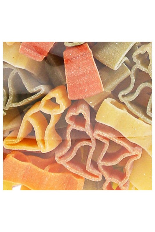 Bunte Motivpasta Katze. Motivteigwaren Buesi.