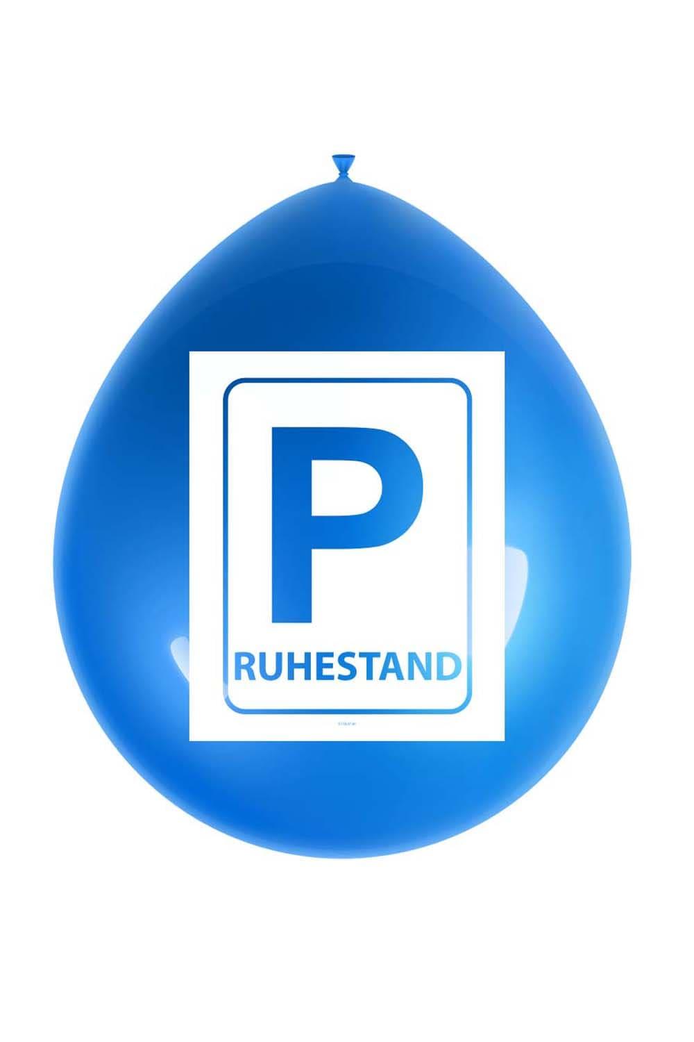 Die Ruhestand Gummiballone sind perfekt als Dekoration fuer eine Pensionierung. 1 Pack enthaelt 8 Stueck Luftballone.