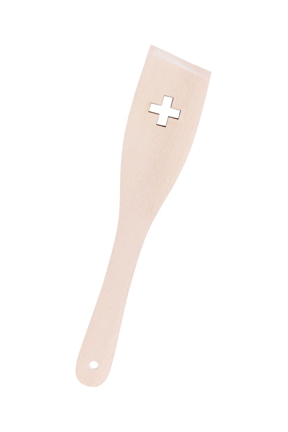 Dieser Schweizer Kreuz Holzwender ist ein perfektes Geschenk als Schweizer Souvenir und fuer den 1. August! Das Motiv ist ausgestanzt.