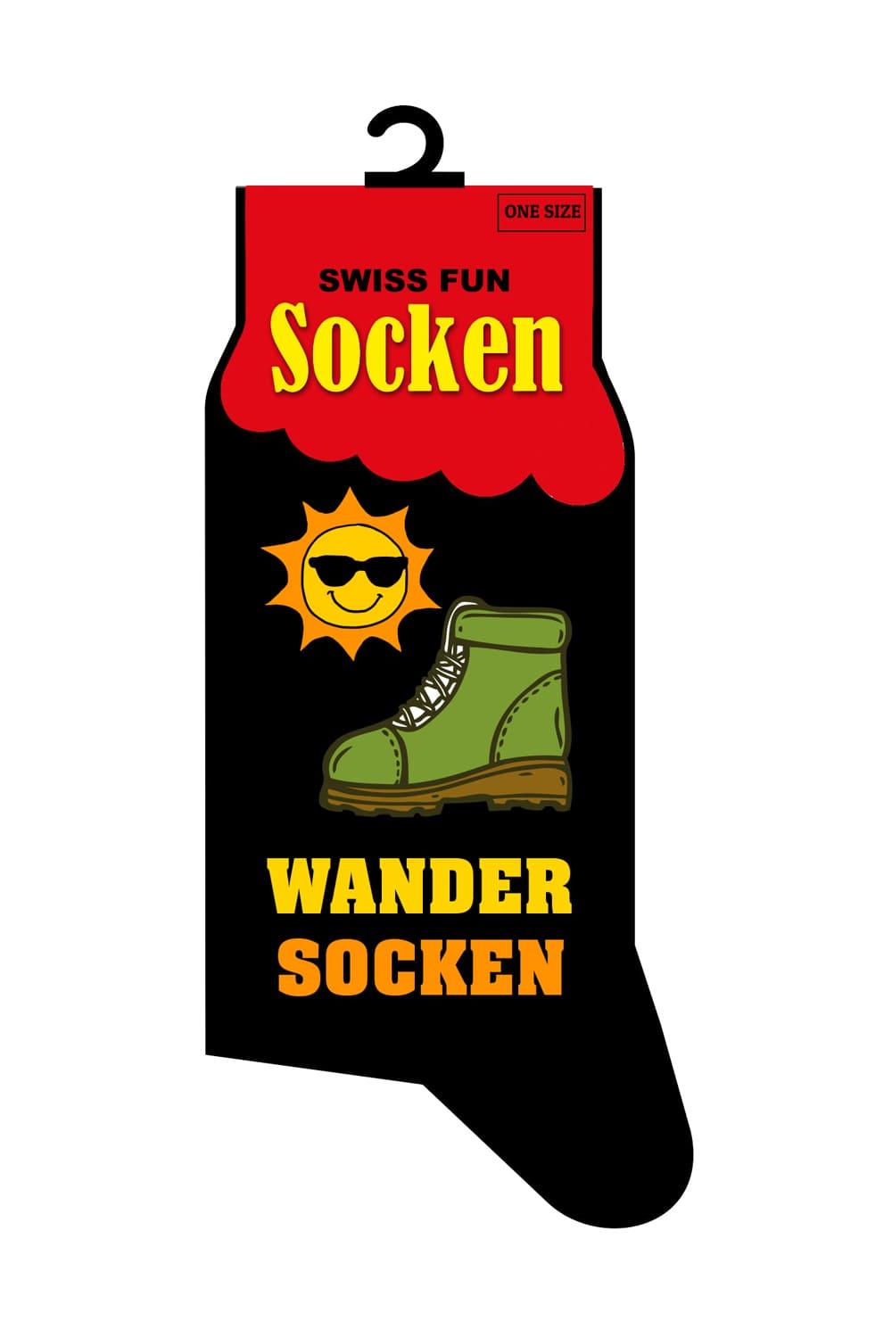 Die Wander Spasssocken sind ein grossartiges Geschenk. Diese ultimativen Socken sind ein originelles Wandergeschenk, dass nicht jeder hat.