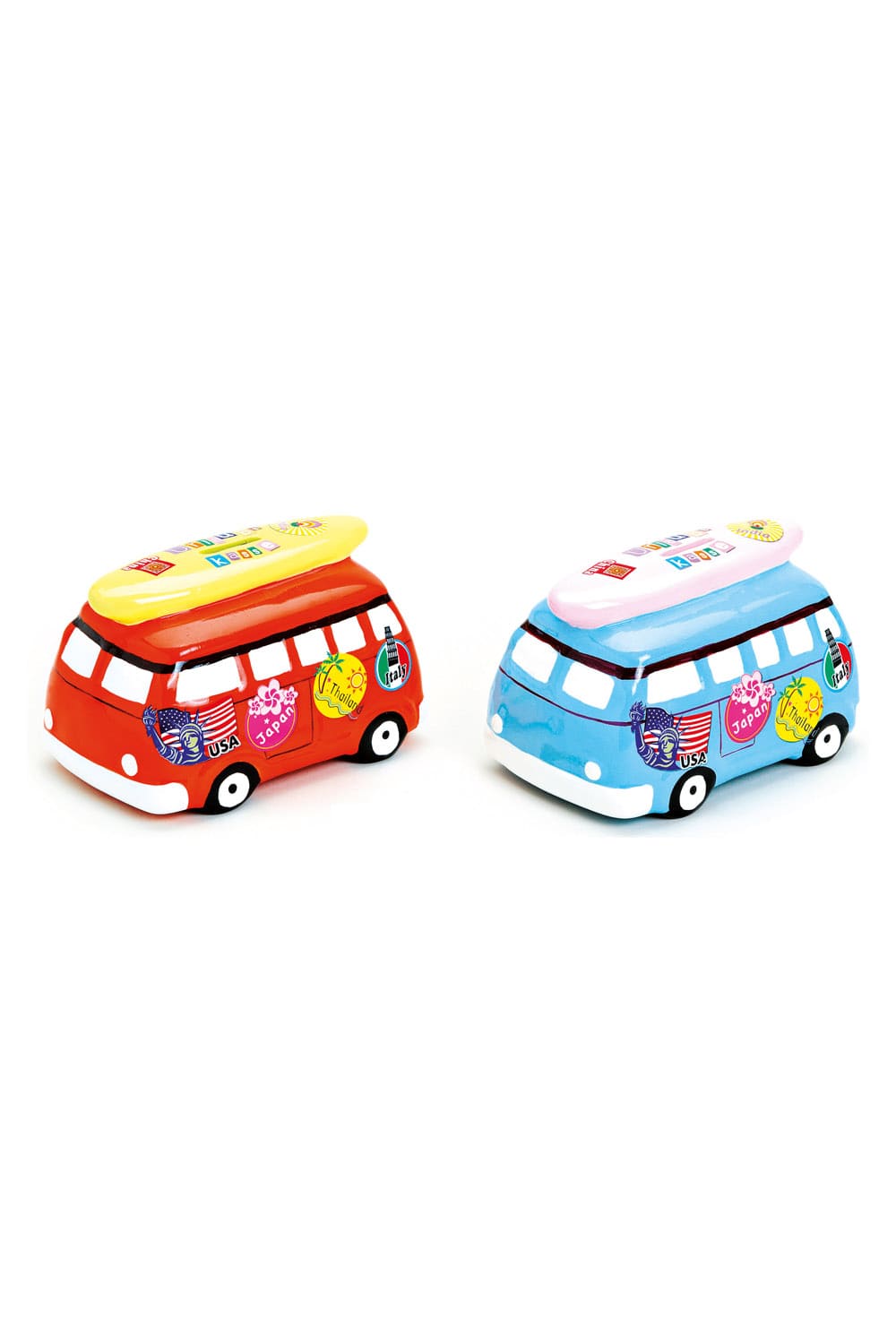Surfer Bus Sparkaesseli mit Ferien Feeling! Wuenschen Sie mit diesem Urlaubskaesseli und Ihrem Zustupf eine tolle Reise mit unvergesslichen Erlebnissen.