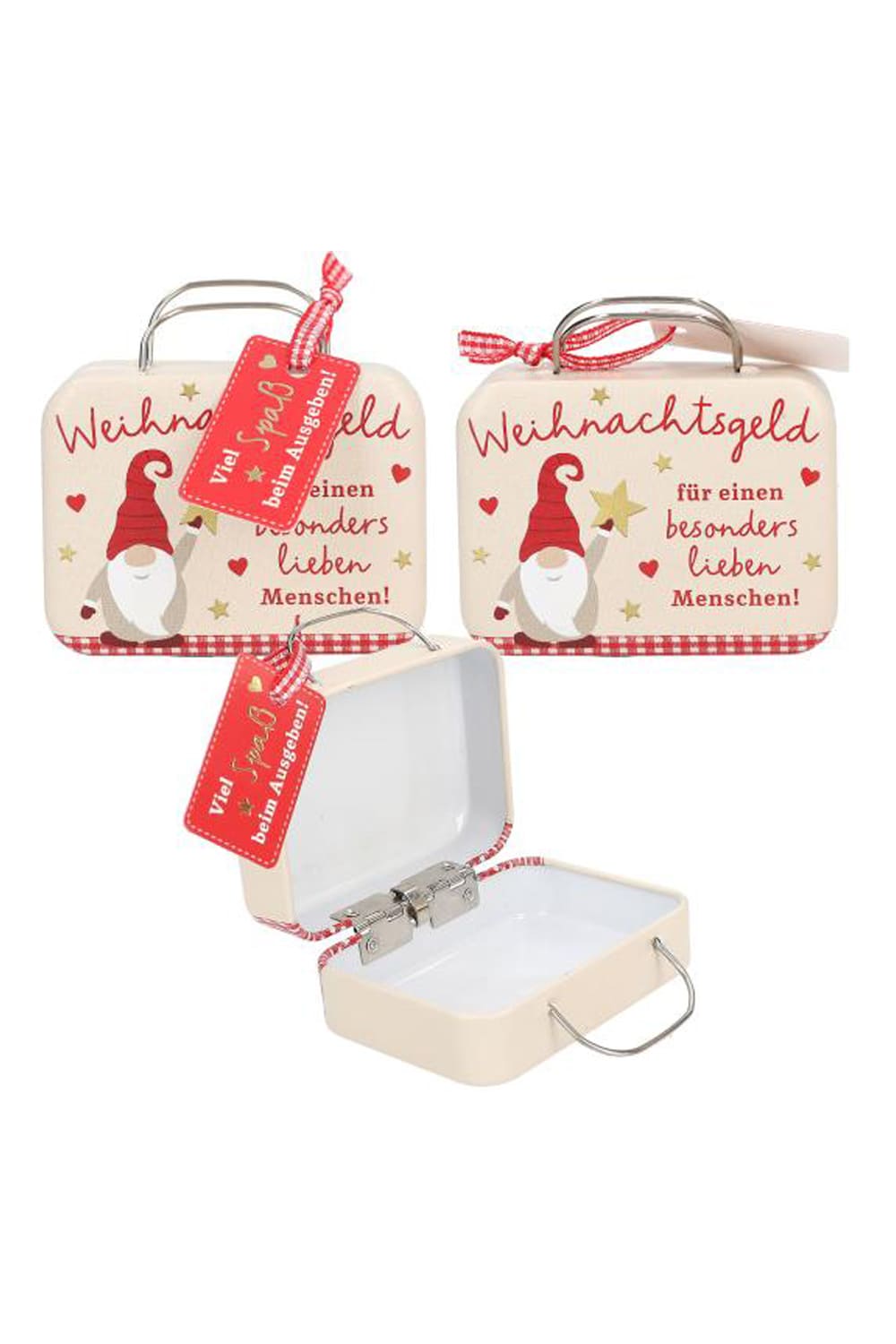 Weihnachtliche Geldoffer: Weihnachtsgeld fuer einen besonders lieben Menschen. Geschenk zu Weihnachten.