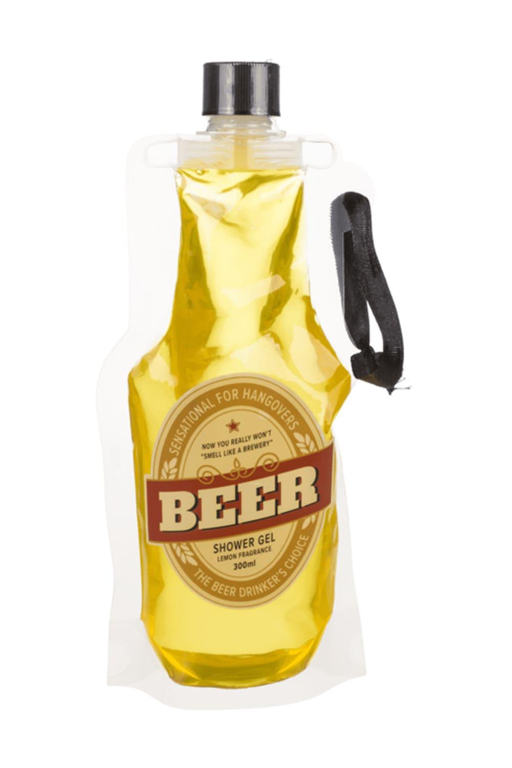 Beer Duschmittel mit Zitronenduft, zum Aufhaengen, im PET-Beutel mit Deckel, Inhalt: 300 ml