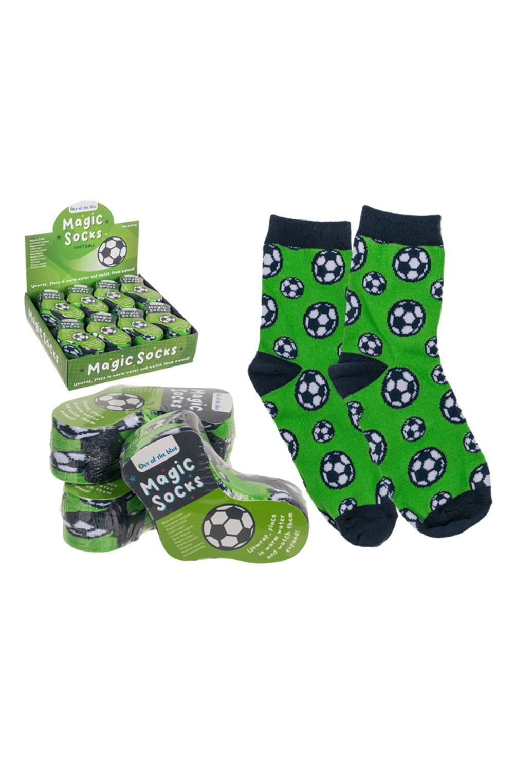 Diese magischen Kinder Zaubersocken sind einfach ein grossartiges Geschenk. Die Fussball Socken 15 Minuten ins Wasser legen bis sich die Socken vollstaendig entfaltet haben. Die Kindersocken sind in einer Einheitsgroesse (ca. 22 – 34).