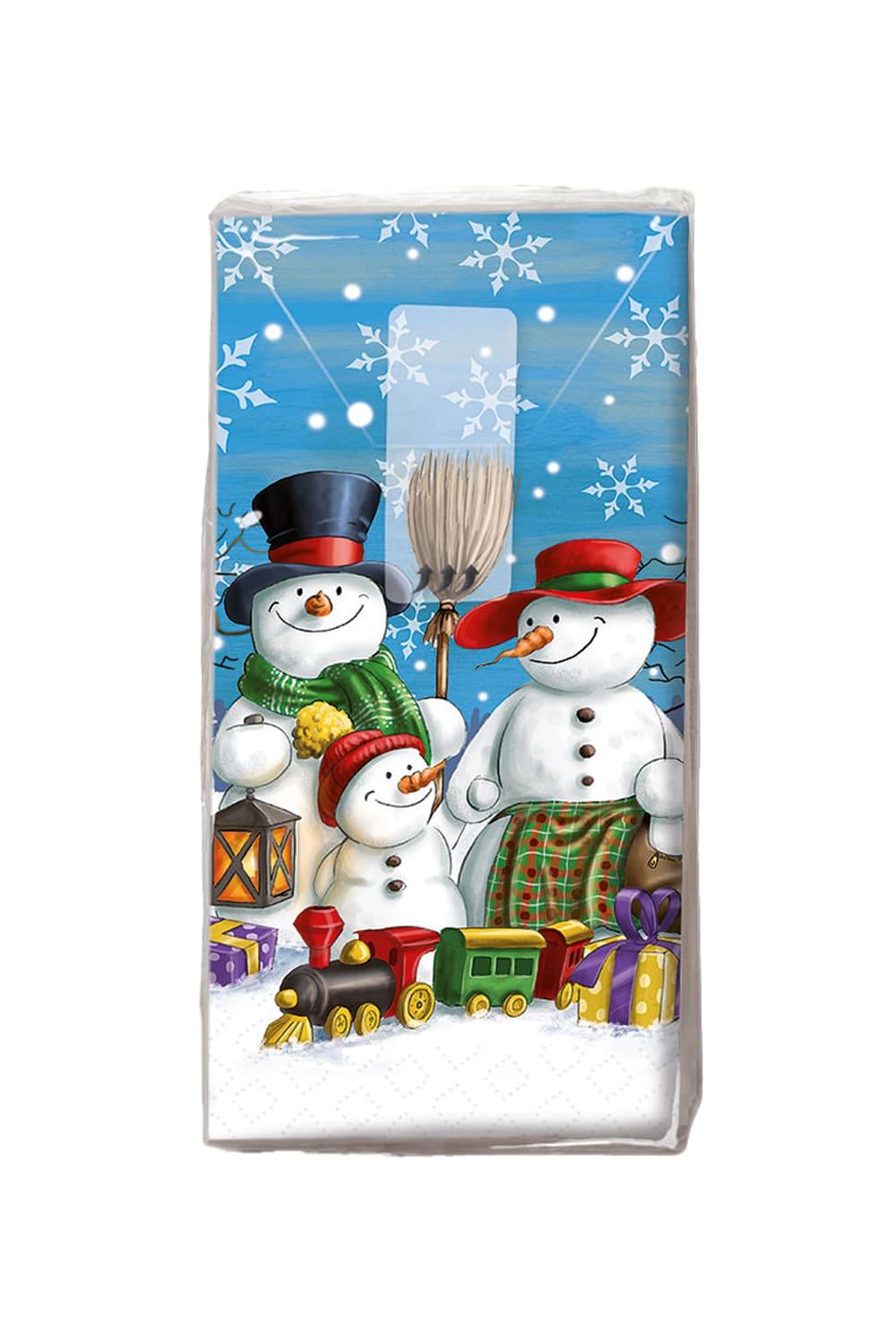 Diese witzigen Schneemaenner Taschentuecher sorgen bestimmt fuer viel Freude. Ein witziges Geschenk oder Mitbringsel zu Weihnachten, fuer die Adventszeit und Weihnachtszeit. Auch perfekt fuer das Befuellen eines Adventskalenders. Diese Schneemaenner Nastuecher kann man selbstverstaendlich auch in ein Geldgeschenk verwandeln.