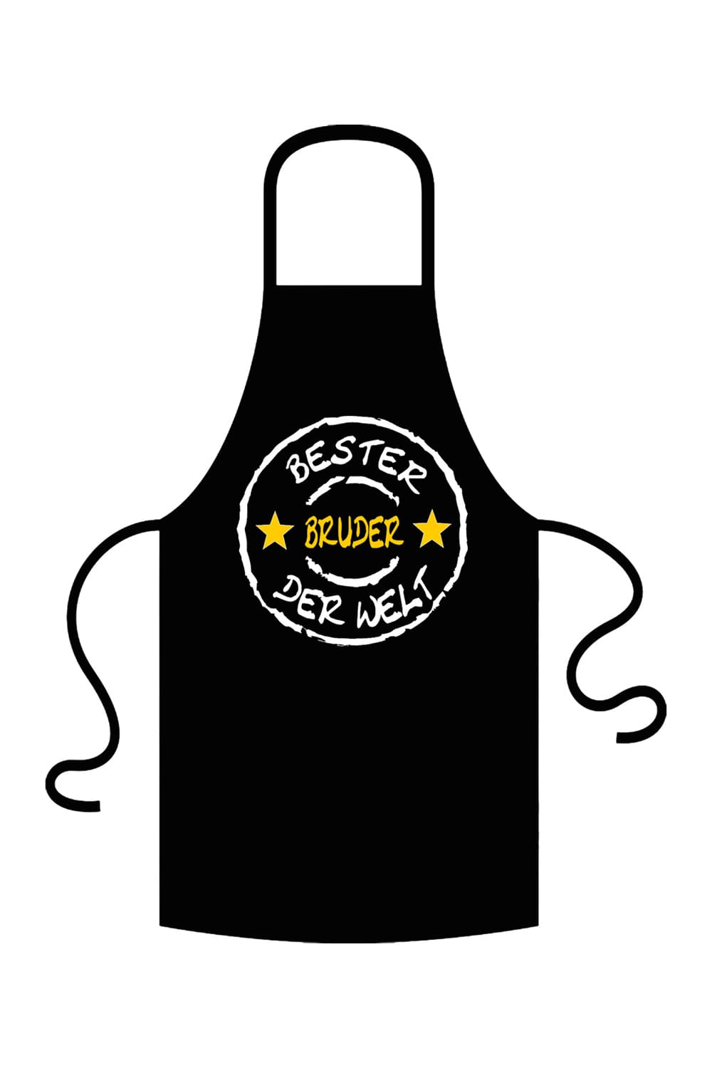 Eine trendige Fun Schuerze mit dem Spruch: Bester Bruder der Welt. Natuerlich kann diese Schuerze auch als Grillschuerze verwendet werden. Einfach ein perfektes Geschenk fuer den Bruder. Ideal zum Geburtstag, zu Weihnachten oder fuer Zwischendurch um einfach mal Danke zu sagen.