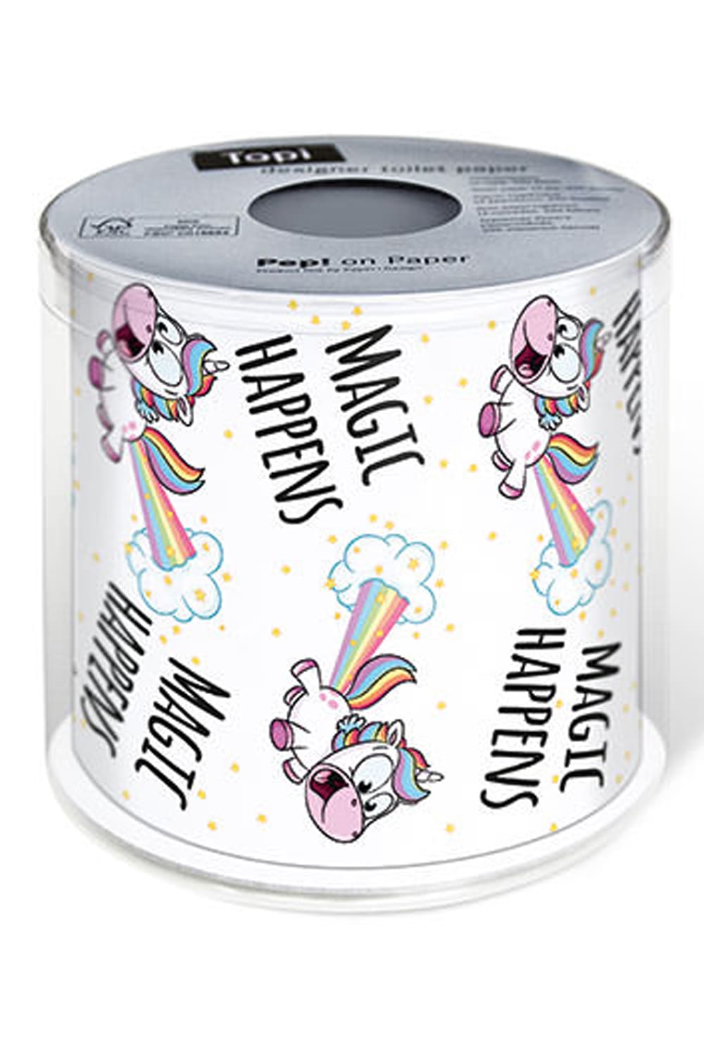 Das Einhorn Toilettenpapier ist einfach ein absoluter Spassfaktor. Das Klopapier is ein lustiges Geschenk fuer Kinder und Erwachsene.