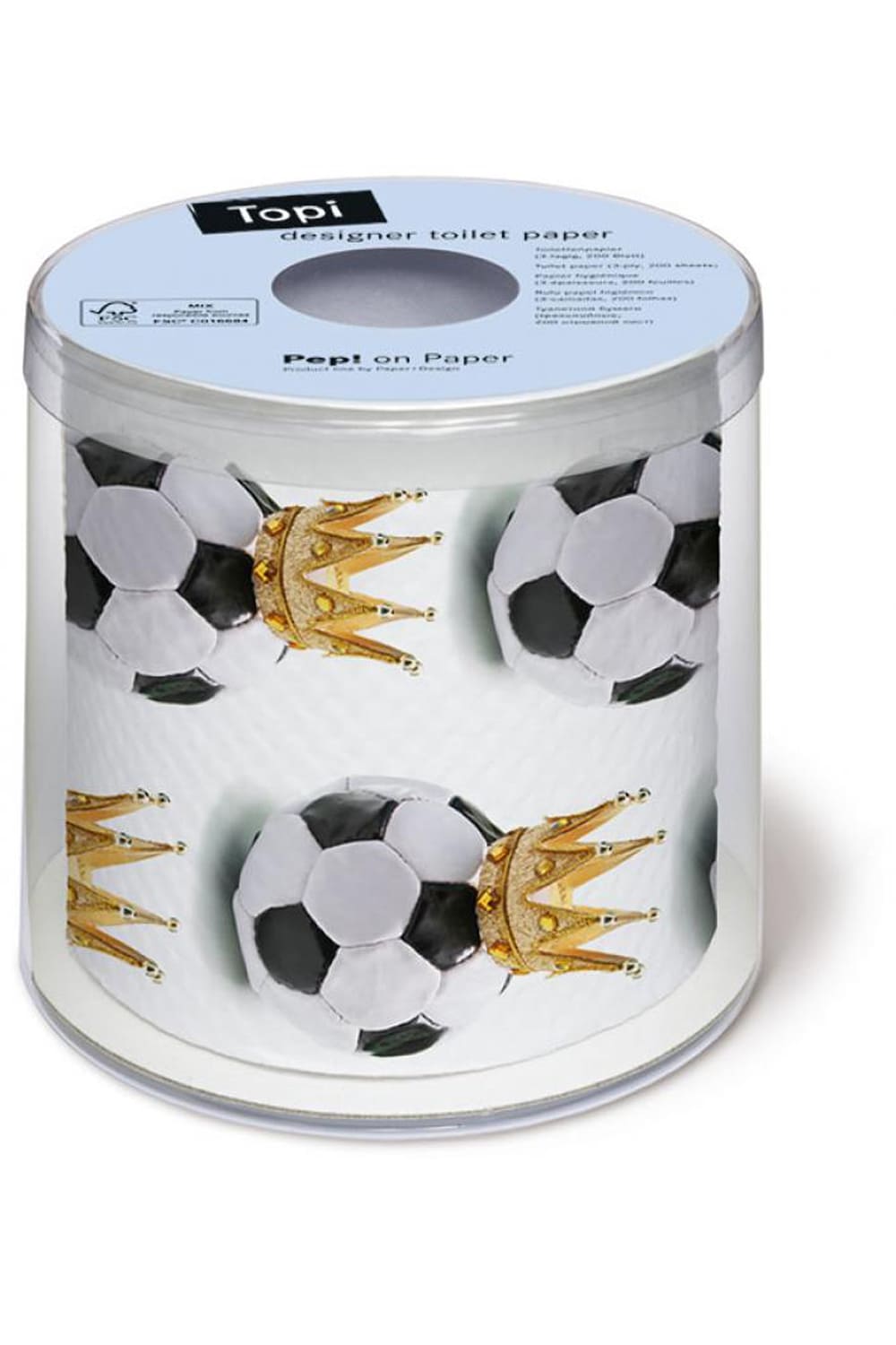 Das Fussball WC-Papier ist einfach ein absoluter Spassfaktor. Ein lustiges Klopapier mit grossem Spassfaktor und Unterhaltung!