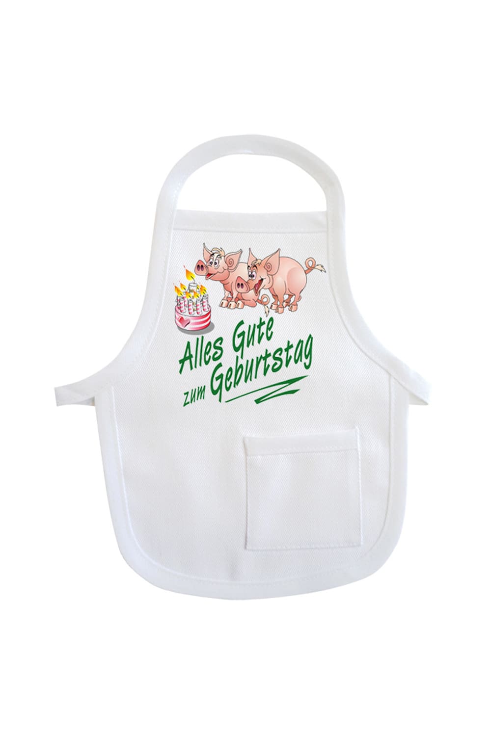 Die Geburtstag Mini Schuerze ist ein lustiges Accessoire fuer Geschenke und Flaschen. Einfach die Flaschenschuerze um eine Flasche oder um ein Geschenk haengen und fertig ist die originelle Geschenkverpackung. Die Mini Schuerze mit der Aufschrift: Alles Gute zum Geburtstag. Eine kreative Geschenks Verpackung zum Geburtstag.