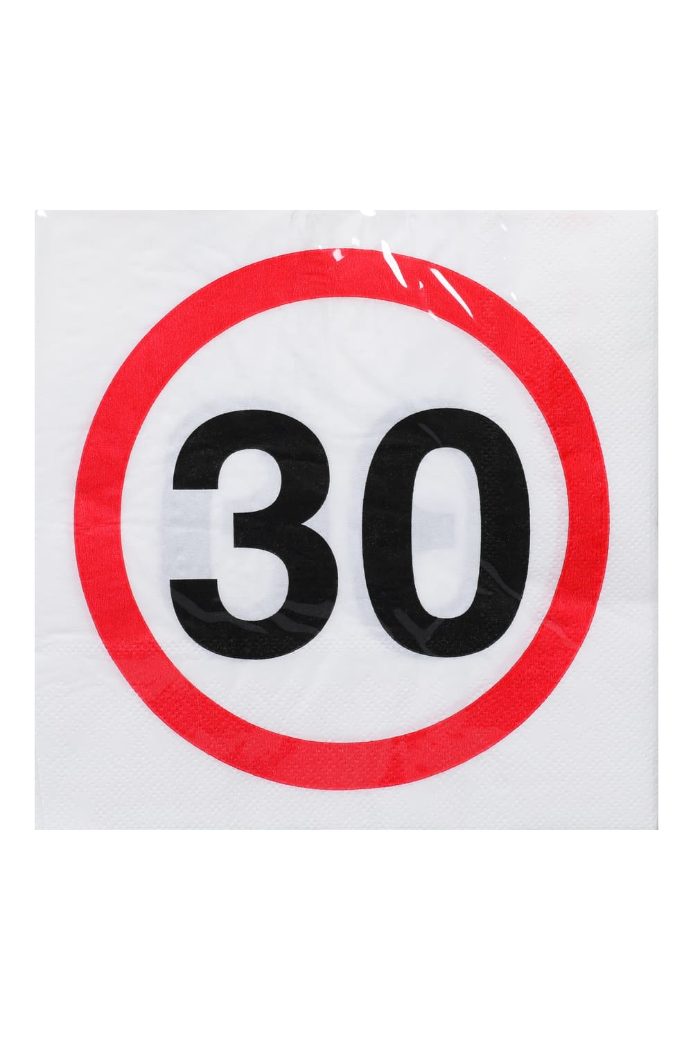 Diese Verkehrsschild Geburtstagsservietten sind perfekt als Geschenk oder Dekoration zum 30. Geburtstag oder fuer eine Jubilaeumsfeier. Eine Servietten Packung beinhaltet 20 Papierservietten. Die Groesse ist ca. 33 x 33 cm (offen).