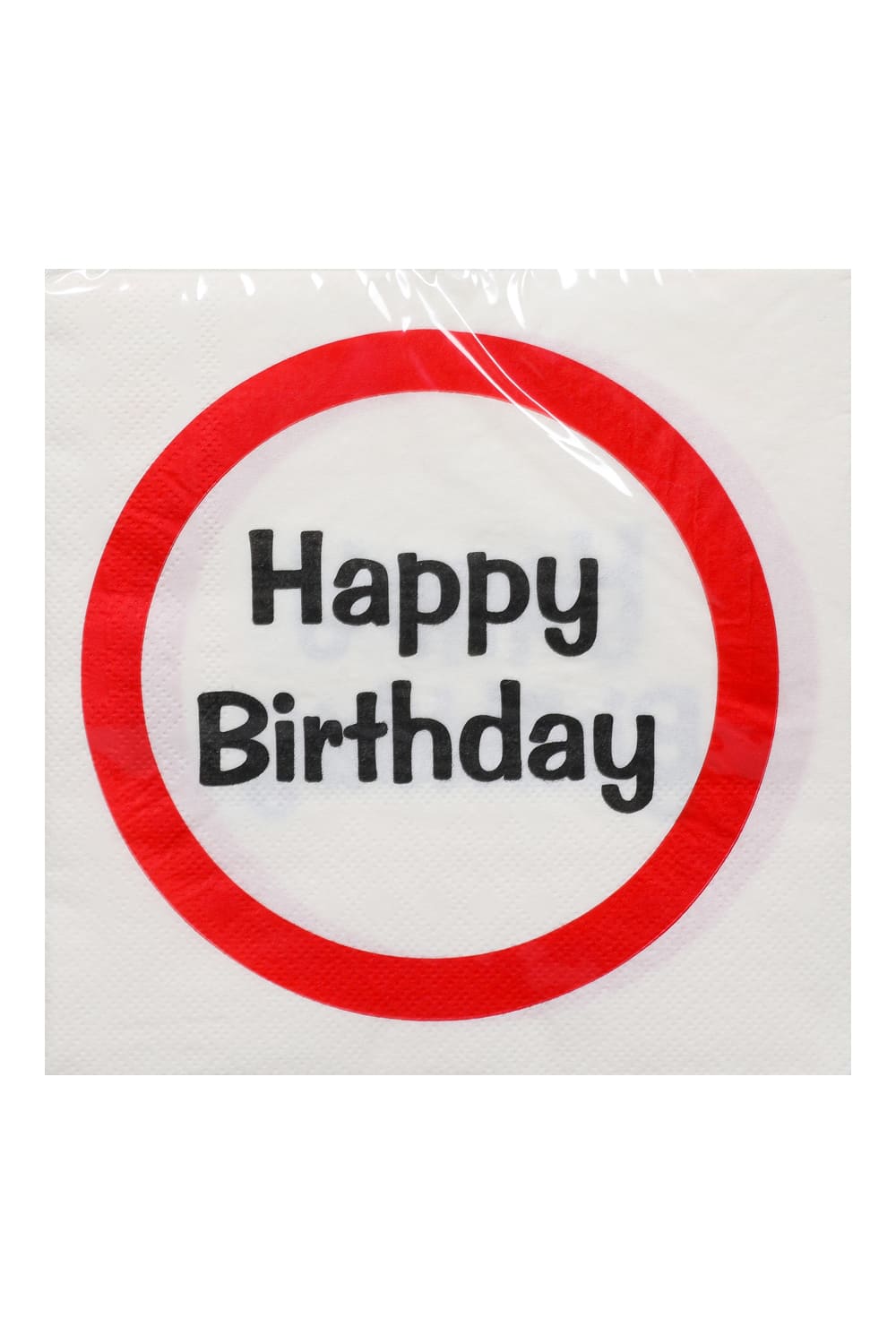 Diese Happy Birthday Servietten sind perfekt als Geschenk oder Dekoration zum Geburtstag. Mit Verkehrsschild Motiv. Eine Packung beinhaltet 20 Servietten.