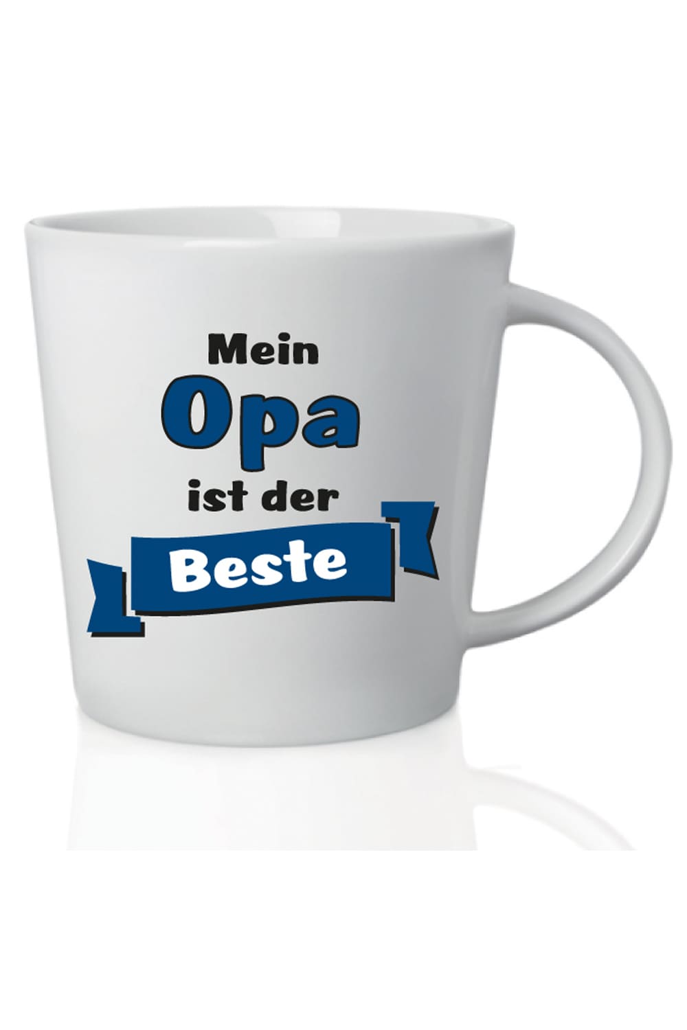 Dieses Geschenk ist einfach perfekt für den lieben Opa. Die Spruchtasse mit der Aufschrift: Mein Opa ist der Beste. Die Tasse ist ein kreatives Geburtstagsgeschenk für alle Grossvaeter die gerne Kaffee, Tee oder Ovomaltine trinken.
