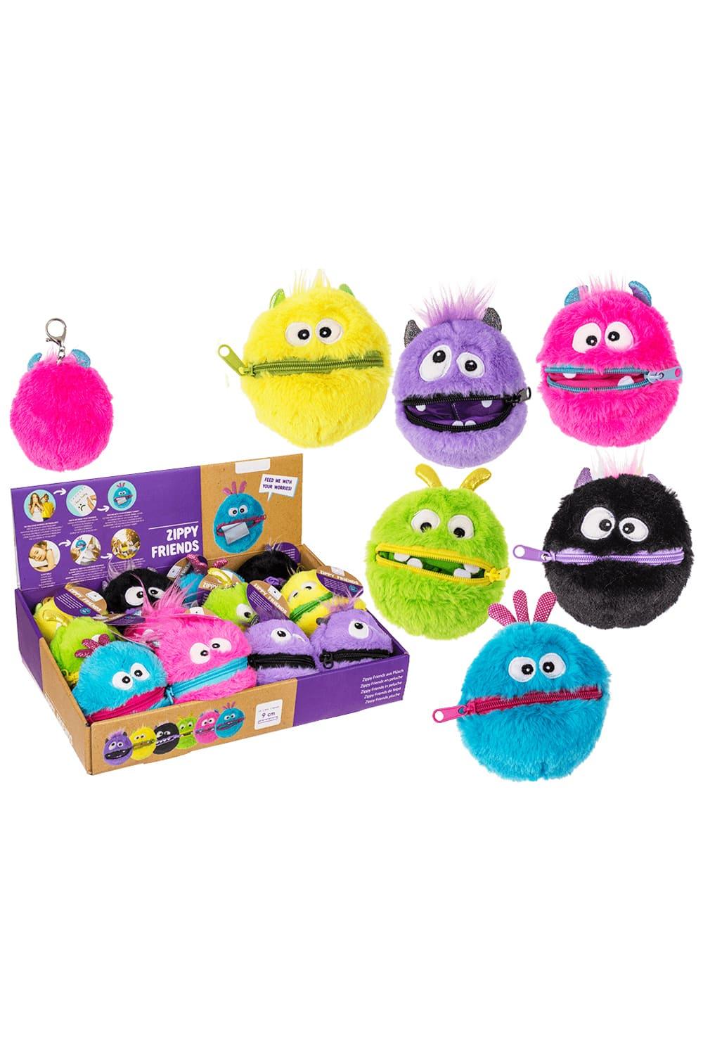 Diese witzigen Sorgenfresser aus Pluesch sind einfach einzigartig. Sie fressen die Sorgen der Kinder einfach auf. Die kleinen Zippy Friends Moensterchen sind einfach ein ideales Geschenk fuer Kinder. Die Sorgenfresser gibt es in 6 Farben. Zudem hat jedes Zippy Friend Moensterchen einen Anhaenger. Ideal zum Befestigen.