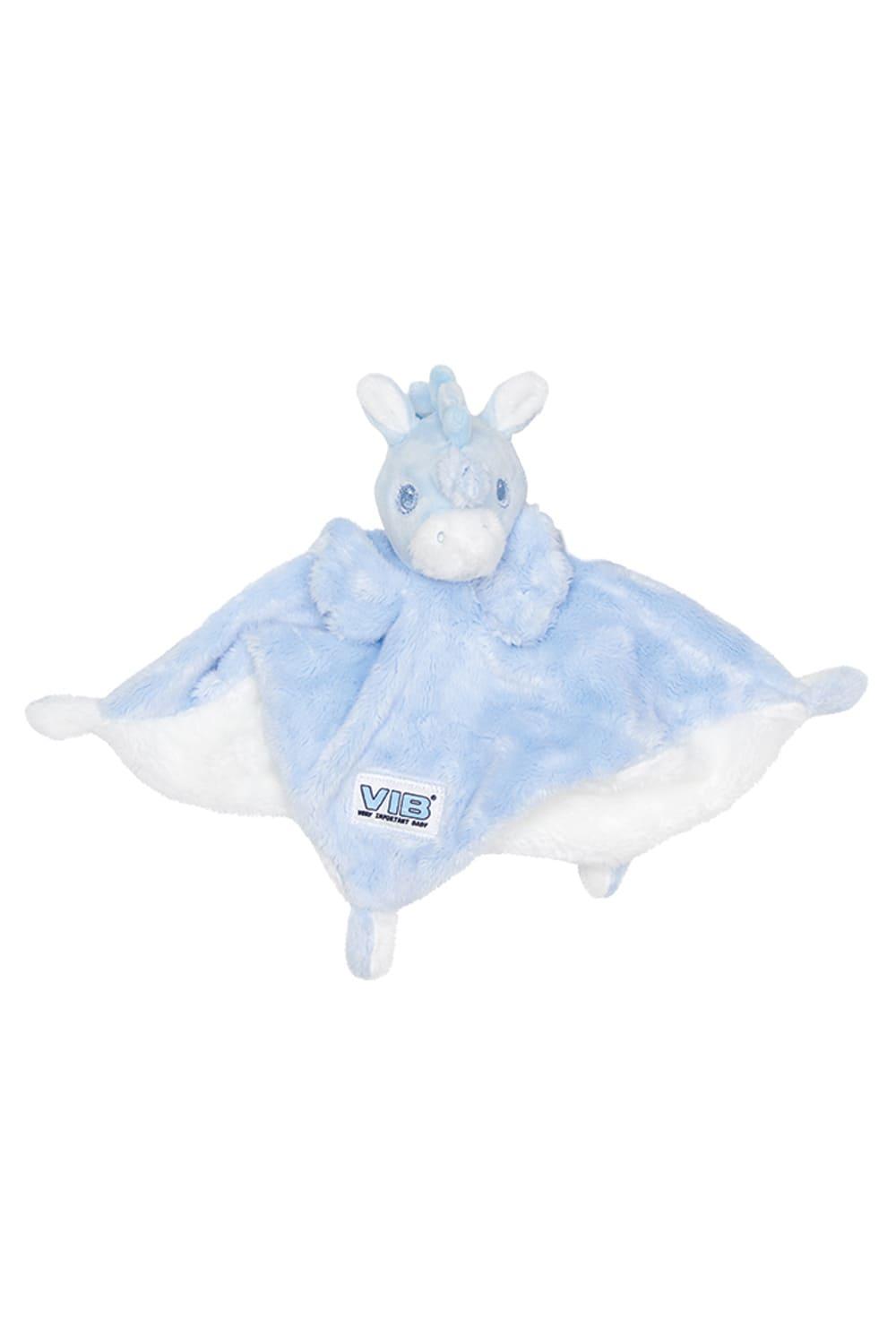 Dieses Einhorn Schmusetuch ist von der Marke: VIB – Very Important Baby, qualitative und hochwertige Babyaccesoires. Das Einhorn ist in der Farbe blau erhaeltlich. Plueschtier und Schmusetuch in einem vereint. Fuer kuschelige, tröstende und wohltuende Momente fuer das Baby und das Kleinkind.