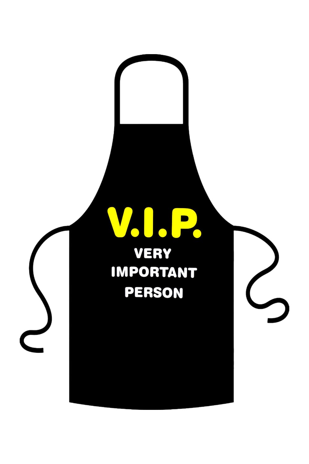Eine trendige Fun Kochschuerze mit der Aufschrift: V.I.P. Very Important Person. Ein tolles Geschenk fuer Jung und Alt, fuer echte Koch-Koenner oder fuer Hobby-Koeche. Natuerlich kann diese VIP Schuerze auch als Grillschuerze verwendet werden. Die lustige Schuerze ist aus Baumwolle.