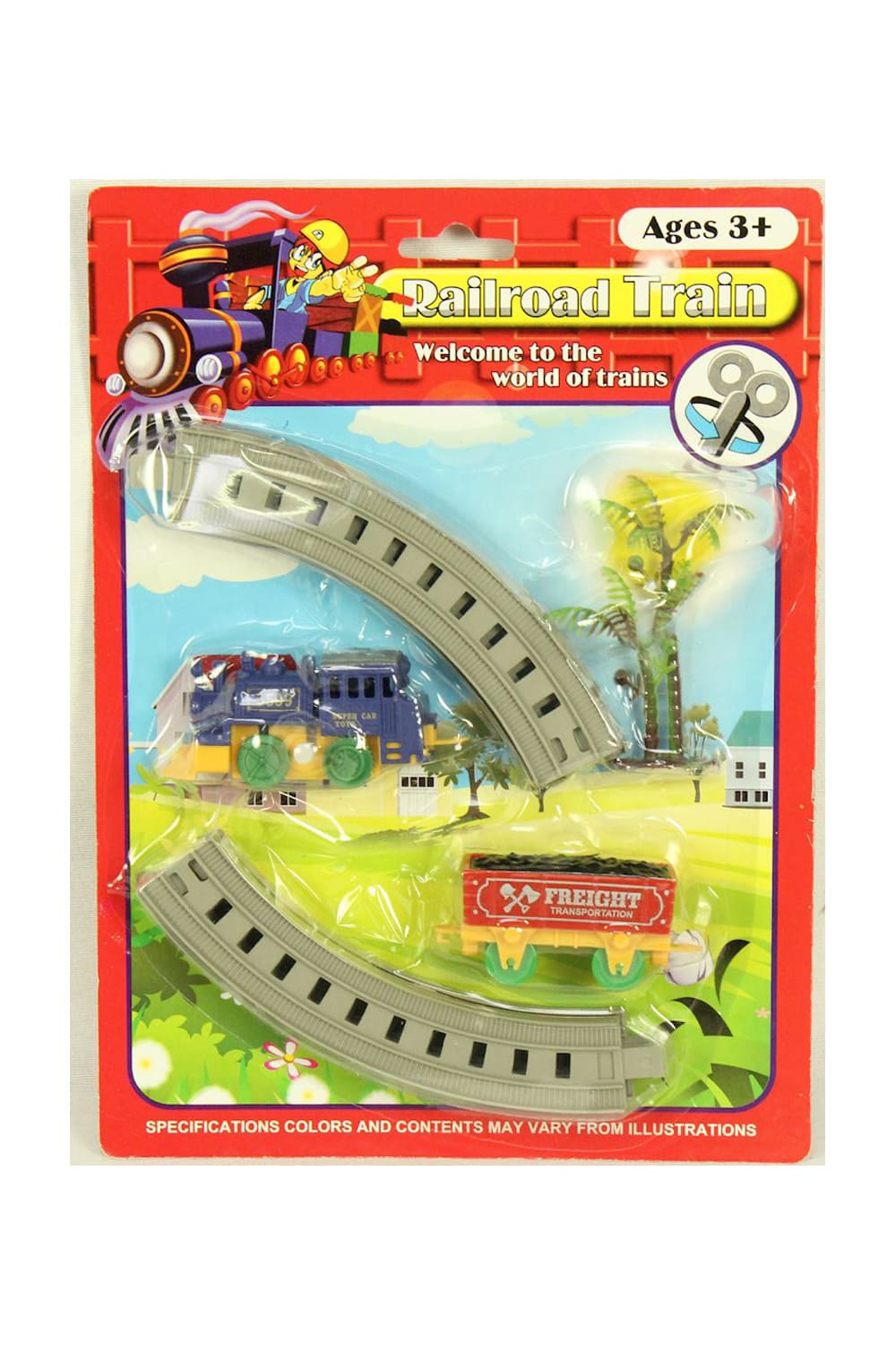 Zug mit Schienen ein super Zugspielzeug zum mitnehmen