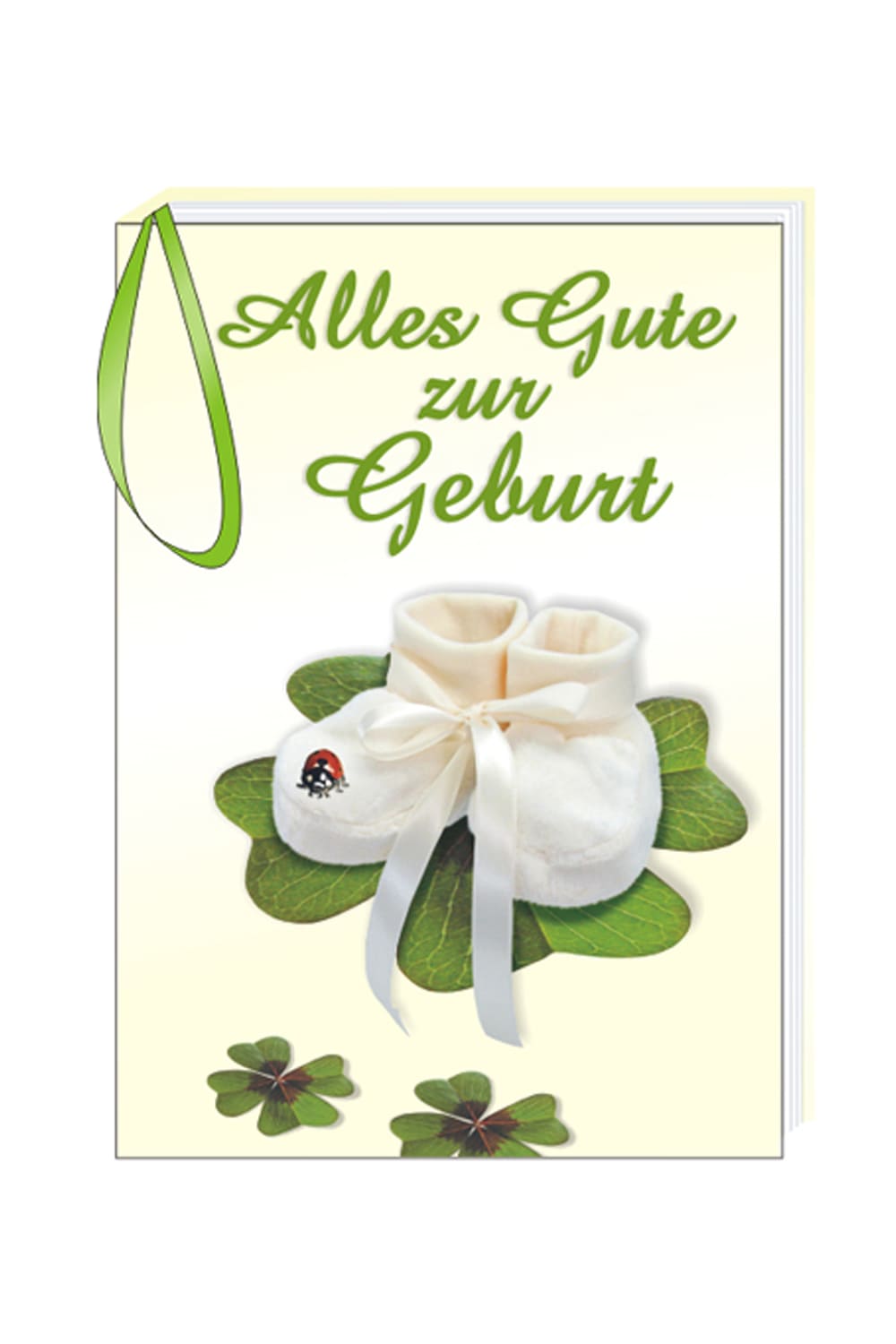 Zur Geburt Spruchbuch als Geschenk zur Geburt. Tolles Geschenk wenn ein Neugeborenes die Welt erblickt. Geschenkbuch mit dem Spruch: Alles Gute zur Geburt.