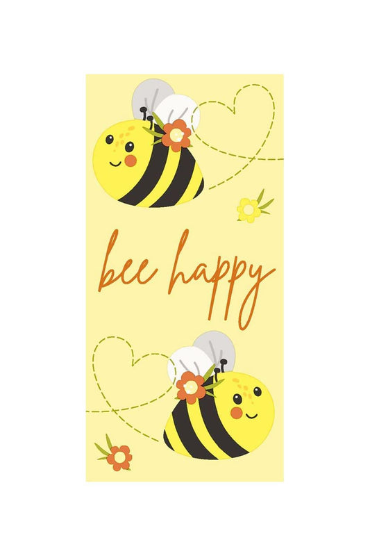Diese witzigen Bee Happy Taschentuecher sorgen bestimmt fuer viel Freude. Diese Nasentuecher eignen sich auch als tolle Dekoration fuer das Bad oder fuer die Wohnung. Ein witziges Biene Geschenk oder Mitbringsel fuer jeden Anlass. Die Taschentuecher kann man auch in ein Gutschein Geschenk verwandeln.