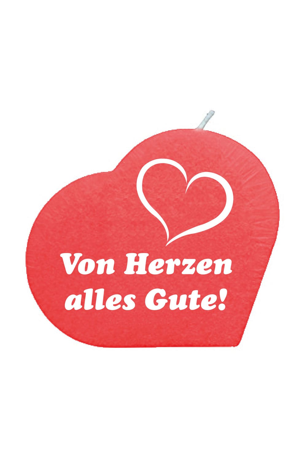Diese kleine aber feine Herzkerze mit der Aufschrift: Von Herzen alles Gute, ist ein perfektes Geschenk oder Mitbringsel zum Geburtstag, zu einer bestandenen Prüfung oder auch zur Hochzeit als Zusatzgeschenk. Die Geschenk Kerze ist in der Farbe rot und wird in einem Boexli versendet.