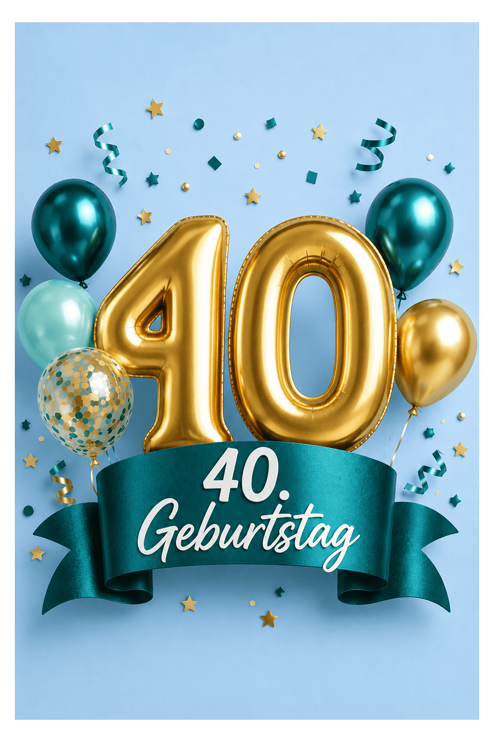 Originelle und lustige Geschenke zum 40. Geburtstag fuer Frauen und Maenner.