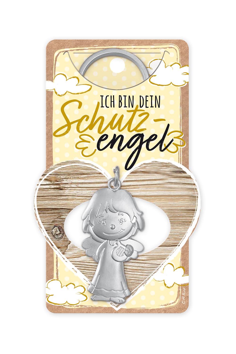 Der Schutzengel Anhaenger mit herziger Spruch-Kartonage: Ich bin Dein Schutzengel. Herziger Engel als Geschenk bei geschenkinsel.ch kaufen!