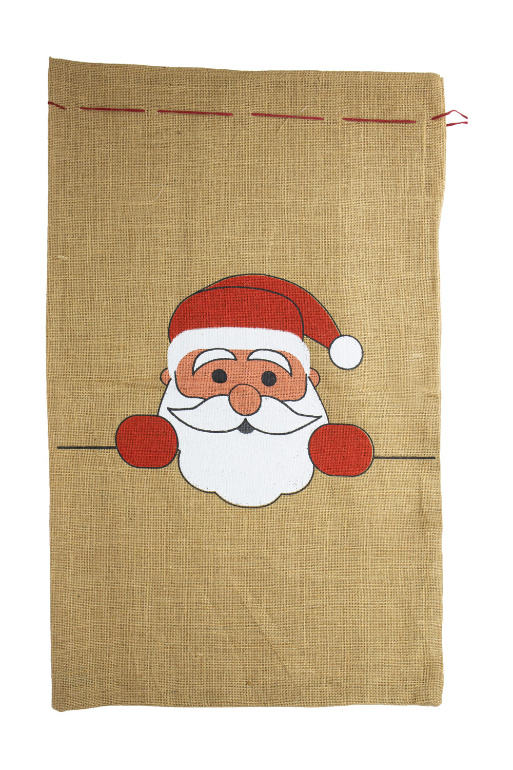 Der Chlaussack ist aus Jute und ist ca. 50 x 80 cm gross. Auf dem Jutesack ist ein Samichlaus aufgedruckt. Eine originelle und beliebte Geschenkverpackung fuer den Samichlaus Tag und die Weihnachtszeit. Einfach mit Leckereien und kleinen Geschenken befuellen!!