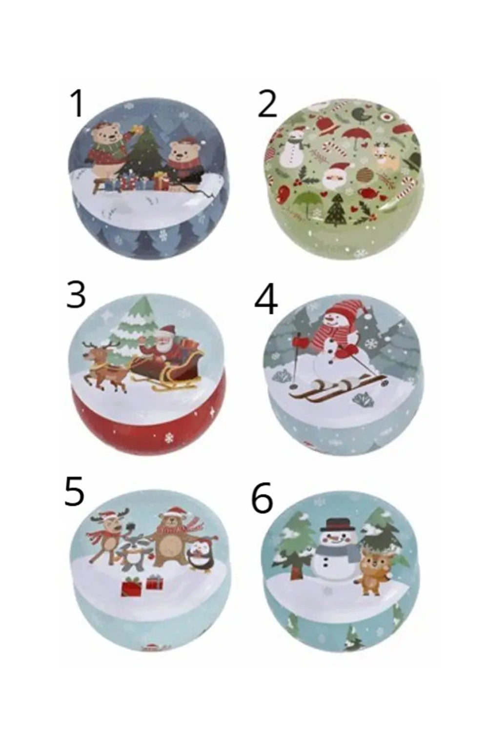Die Duftkerze ist in diversen Motiven / Duefte erhaeltlich. Die kleine Kerze ist in einer herzigen Weihnachtsdose. Die Weihnachtskerze ist ein ideales Geschenk. 