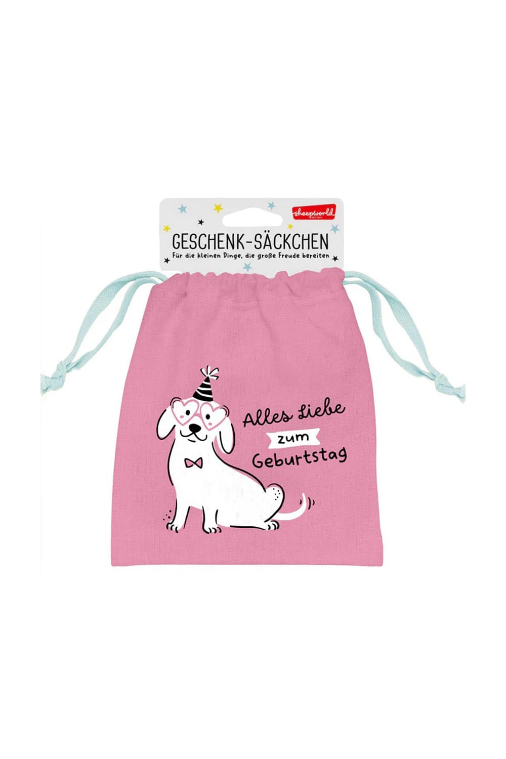 Geschenk-Saeckchen um ein Geldgeschenk kreativ zu Verpacken! Auch ideal zum Befuellen mit Kleinigkeiten. Der Geldbeutel mit dem Spruch: Alles Liebe zum Geburtstag.