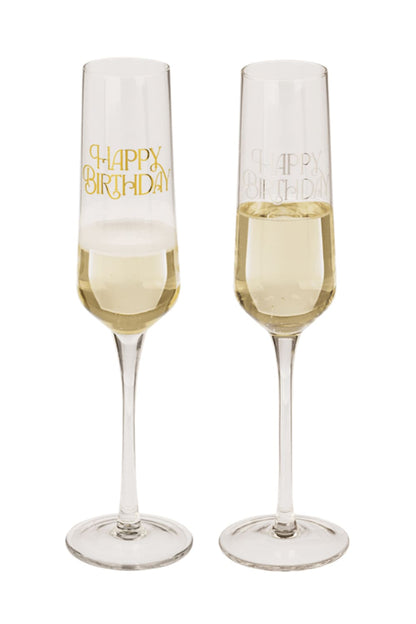 Happy Birthday Sektglaeser (2er-Set). Jetzt bei geschenkinsel.ch kaufen. Schweizer Onlineshop!
