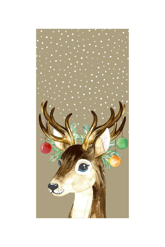 Diese suessen Taschentuecher mit weihnachtlichem Hirsch sorgen fuer viel Freude waehrend der Winterzeit. Ein witziges Geschenk zu Weihnachten. 