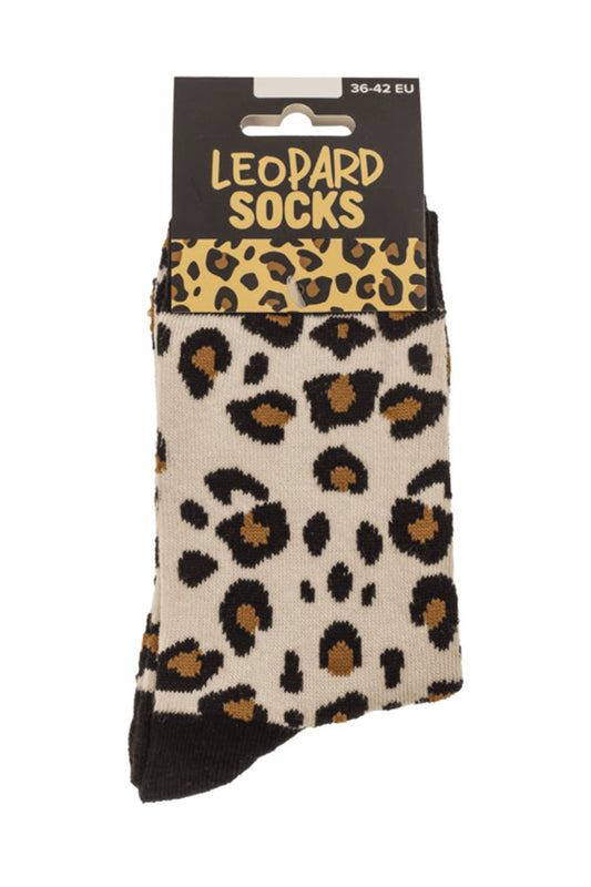 Witzige Spassocken mit Leopard Motiv! Diese lustigen Socken sind ein grossartiges Geschenk! Die Motivsocken sind in der Einheitsgroesse (36/42) erhaeltlich. 